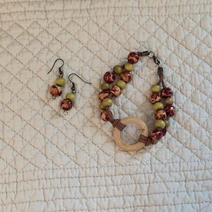 Bracelet and Matching Earrings